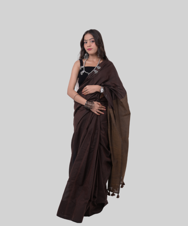 Khadi Cotton - Dark Brown