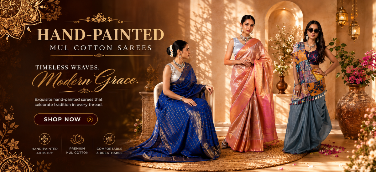 Hand Painted Sarees