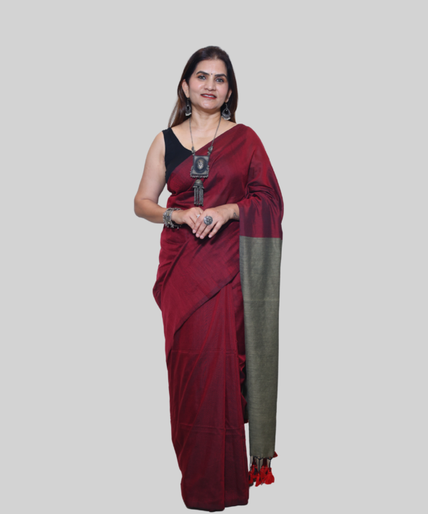 Khadi Cotton Plain in Double Shade