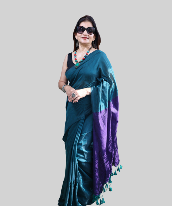 Khadi Cotton Plain in Double Shade